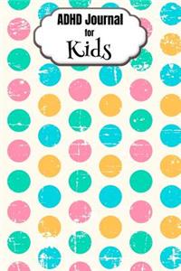 ADHD Journal for Kids - With Writing Prompts (Cover - Dots 4)