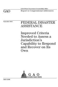 Federal disaster assistance