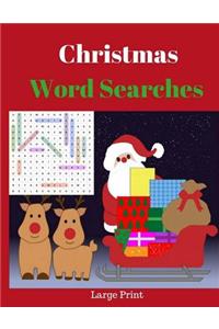 Christmas Word Searches Large Print