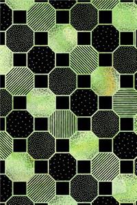 Bullet Journal Notebook Dotty Hexagon Pattern 4