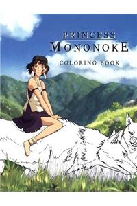 Princess Mononoke Coloring Book: (Hayao Miyazaki Studio Ghibli Anime  MononokeHime)