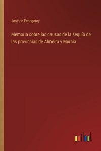 Memoria sobre las causas de la sequía de las provincias de Almeira y Murcia