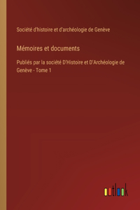 Mémoires et documents