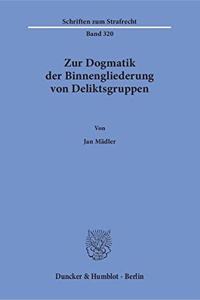 Zur Dogmatik Der Binnengliederung Von Deliktsgruppen