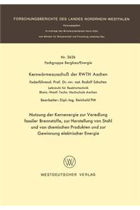 Nutzung Der Kernenergie Zur Veredlung Fossiler Brennstoffe, Zur Herstellung Von Stahl Und Von Chemischen Produkten Und Zur Gewinnung Elektrischer Energie