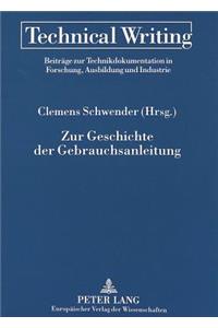 Zur Geschichte Der Gebrauchsanleitung