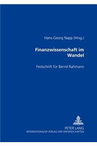 Finanzwissenschaft Im Wandel