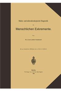 Makro- Und Mikroskopische Diagnostik Der Menschlichen Exkremente