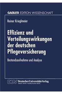 Effizienz und Verteilungswirkungen der deutschen Pflegeversicherung
