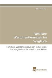 Familiare Wertorientierungen Im Vergleich