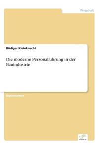 moderne Personalführung in der Bauindustrie