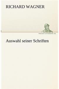 Auswahl seiner Schriften