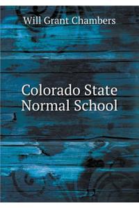 Colorado State Normal School