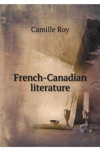 French-Canadian literature