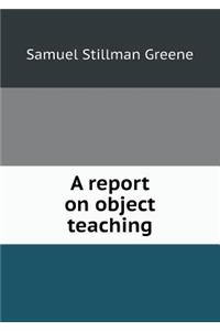 A Report on Object Teaching