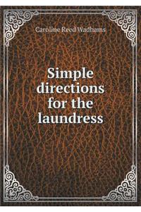Simple Directions for the Laundress