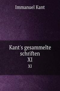 Kant's gesammelte schriften