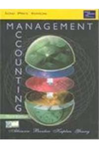 Management Accounting, 3/E New Reduced Price
