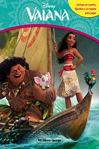 Vaiana. Mi libro-juego: Incluye un cuento, figuritas y un tapete para jugar