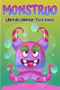 Libro para colorear de monstruos para ninos