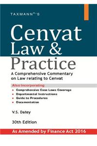 Cenvat Law And Practice