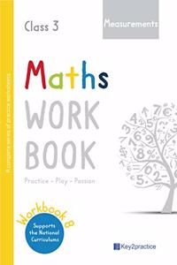 Key2practice Class 3 Maths Workbook | Topic - Measurements | 34 Practice Worksheets with Answers | Designed by IITians