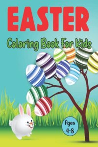 Easter Coloring Book for Kids Ages 4-8
