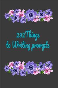 292 things to writing prompts