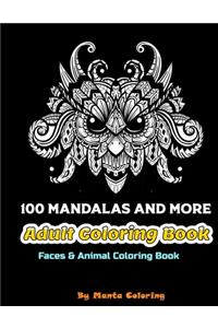 100 Mandalas And More Adut Coloring Book