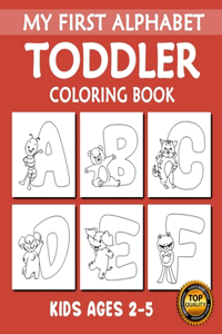 My First Alphabet Toddler Coloring Book