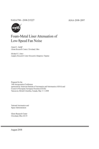 Foam-Metal Liner Attenuation of Low-Speed Fan Noise