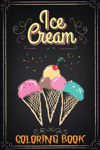 Ice Cream Coloring Book