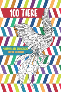 Malbücher für Erwachsene - Muster und Designs - 100 Tiere