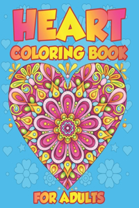 Heart Coloring Book for Adults