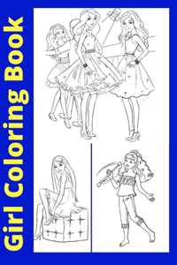 Girl Coloring Book