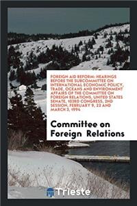 Foreign Aid Reform