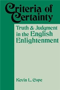 Criteria of Certainty