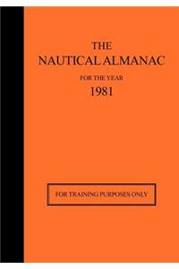 Nautical Almanac for the Year 1981