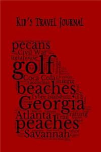 Georgia Kid's Travel Journal