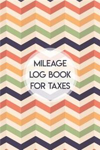 Mileage Log Book for Taxes