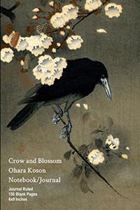 Crow and Blossom - Ohara Koson - Notebook/Journal