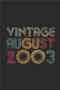 Vintage August 2003