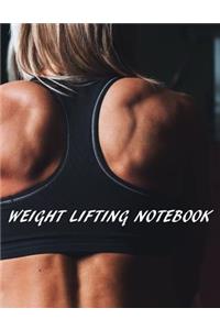 Weight Lifting Notebook
