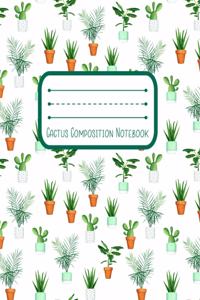 Cactus Composition Notebook