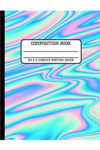 Composition Book Cursive Writing Paper
