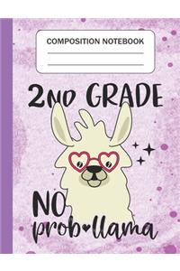 2nd Grade No Prob-llama - Composition Notebook