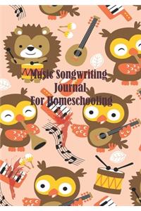 Music Songwriting Journal For Homeschooling
