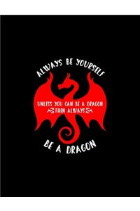Always Be Yourself. Unless You Can Be A Dragon. Then Always Be A Dragon...