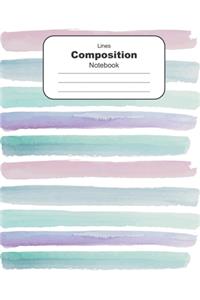 Lines Composition Notebook