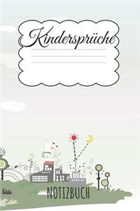 Kindersprüche Notizbuch